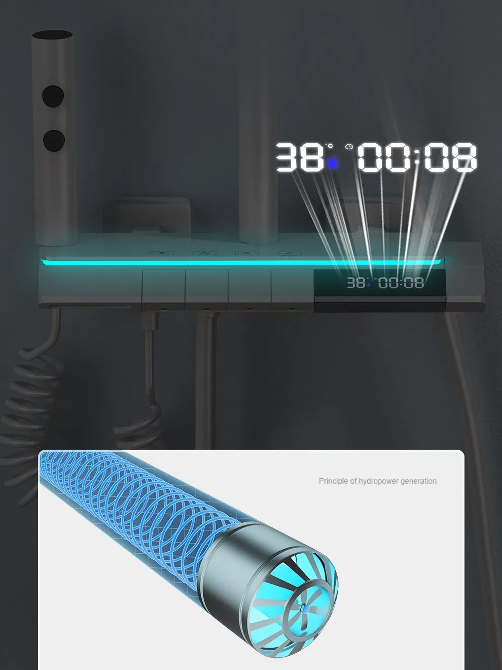 High Quality Bathroom Head Shower with 5 Year Warranty