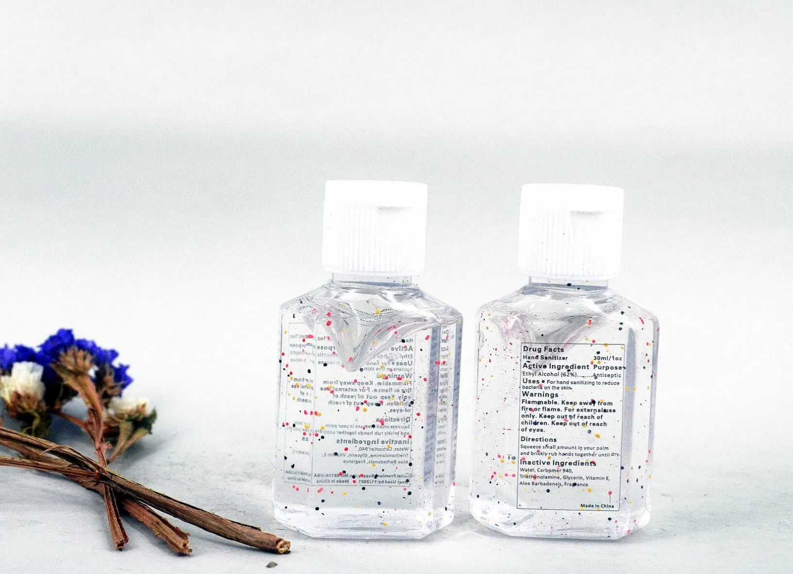 30ml Wash Free Private Label Disinfectant Alcohol Hand Sanitizer Gel CE Certification OEM