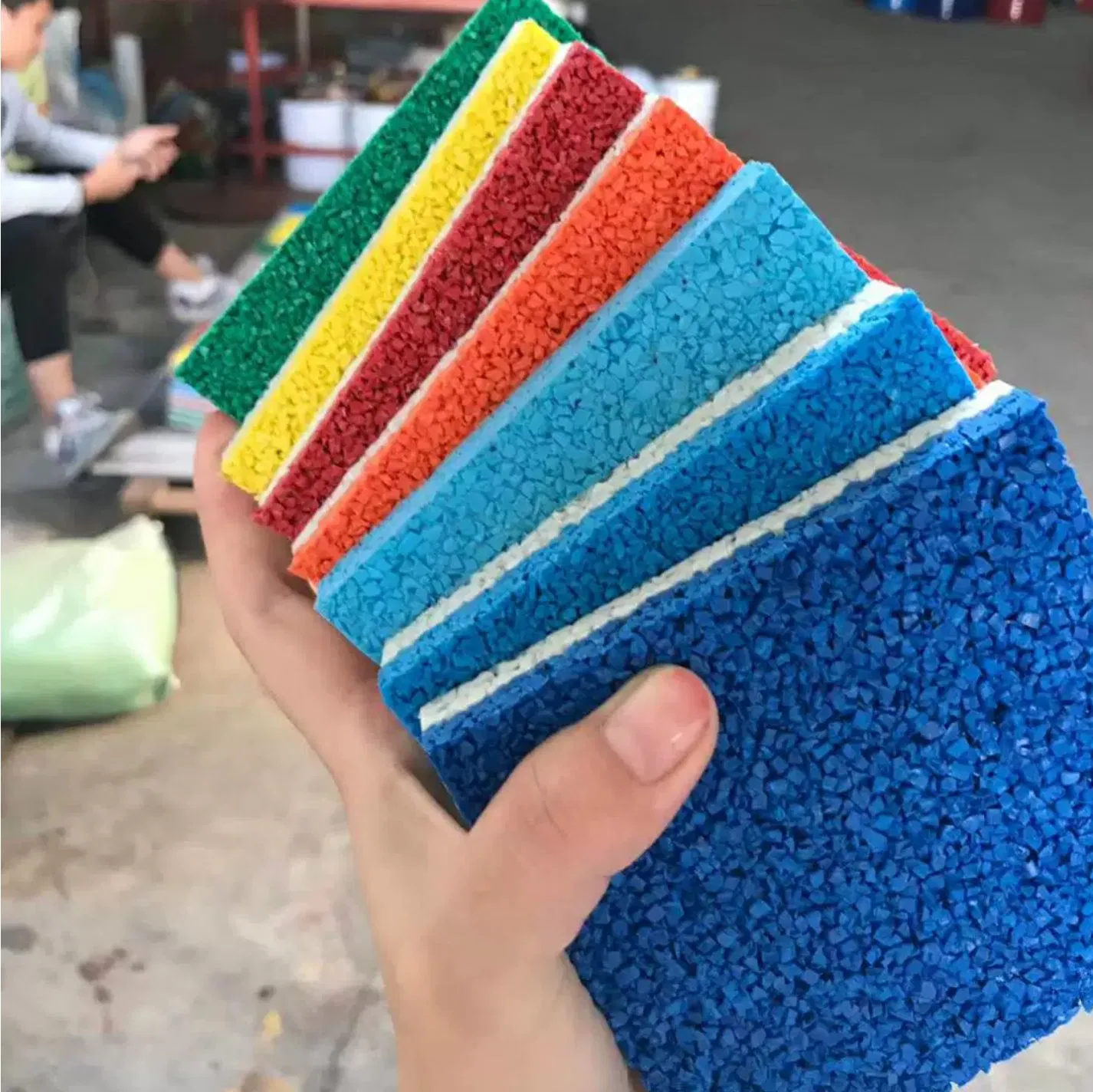 Colored EPDM Chips/EPDM/EPDM Granules with 18%EPDM Content