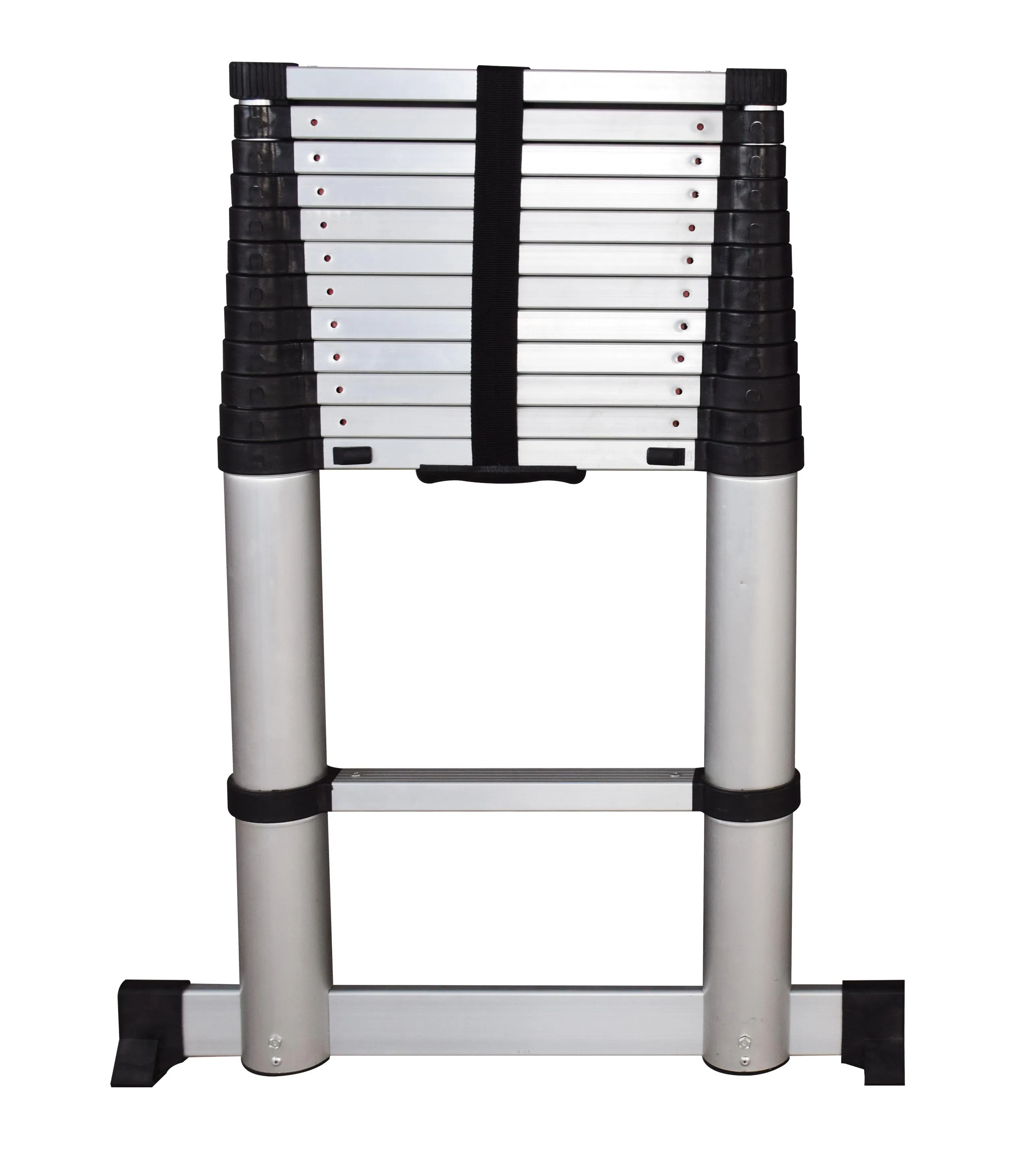 Aluminum Ultimate Ladder Design One Touch Release Multipurpose Straight Telescopic Ladder