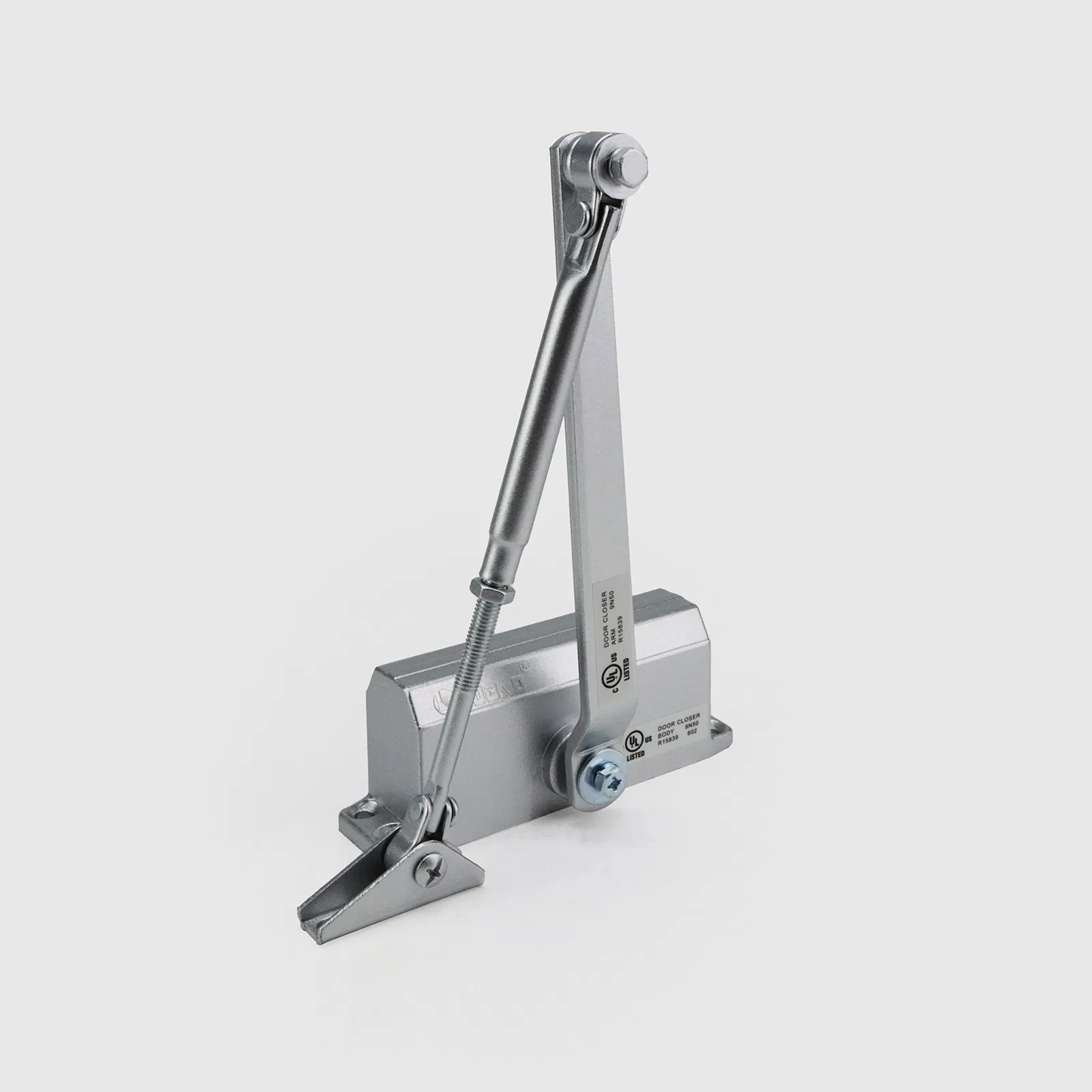 Adjustable Furniture Hardware Fittings Security Fireproof Aluminum Listed Door Closer