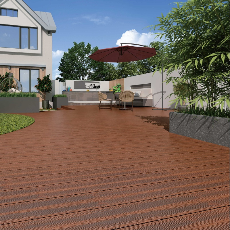 OEM/ODM Composite Decking Outdoor Flooring Material Cheap Tiles Aluminum Flooring System