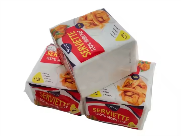 100% Virgin Pulp Serviette 30 Cm Luncheon Napkin