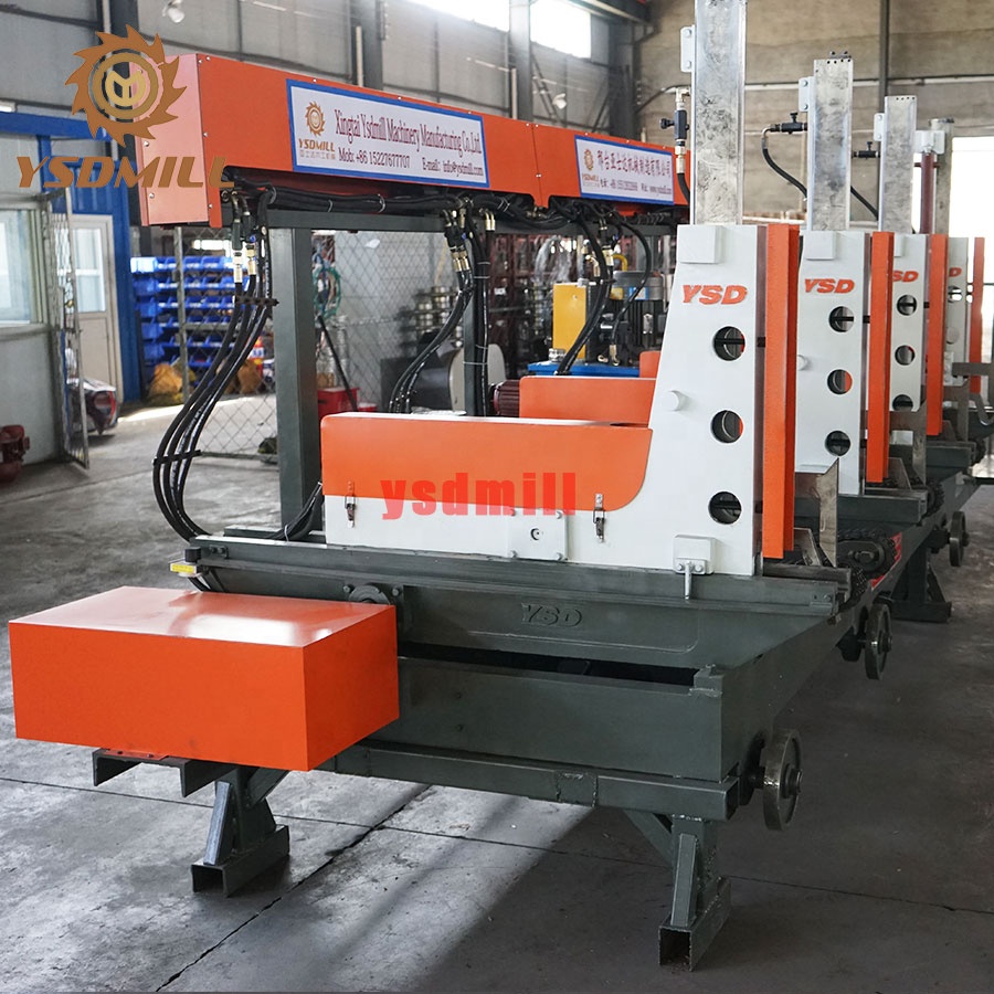 Ленточная пила по дереву гидравлическая для бревен