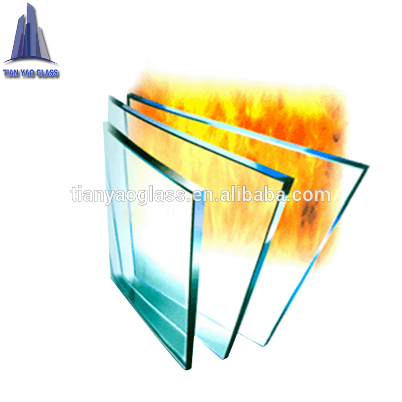 Raw Material 5mm Fireproof Glass Fireproof Glass Brick Fireproof Glass for Fireplaces