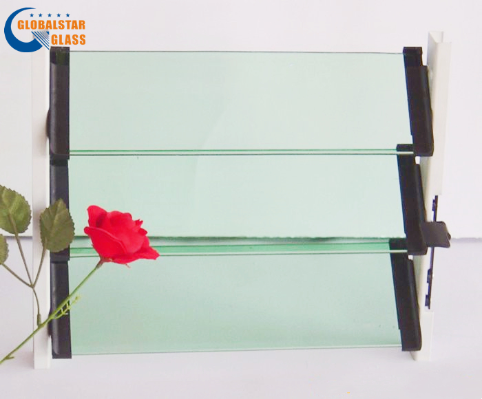 3mm, 4mm, 5mm 6mm Clear/Bronze/Gray and Tinted Louver/Louvre Glass for Windows/Bathroom/Decoration