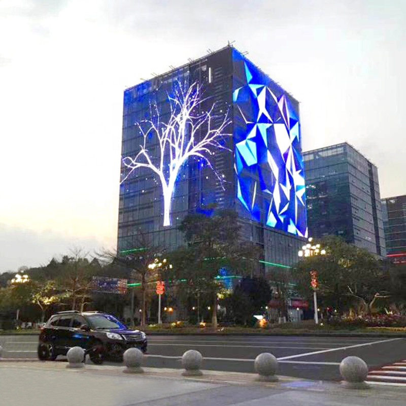 P3.9-7.8 High Brightness Transparent Flexible LED Screen Window LED Display