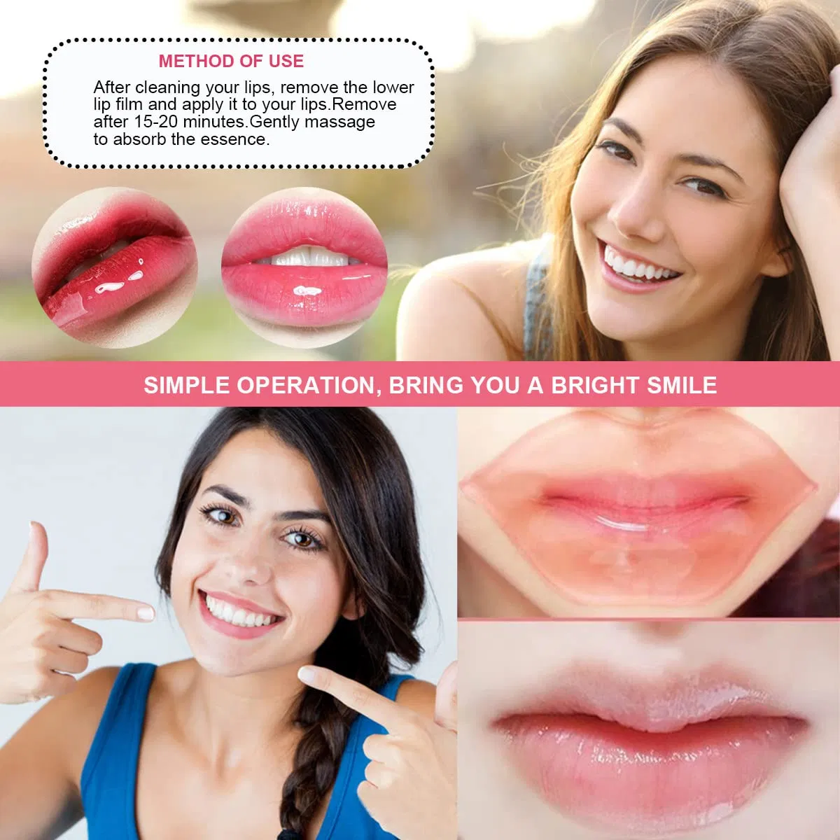 OEM Plumping Lip Mask Restores Moisture Lip Mask for Dry Lips and Lip Lines Overnight