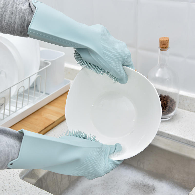 Customized Good Quality Hand Rubber Kitchen Gloves