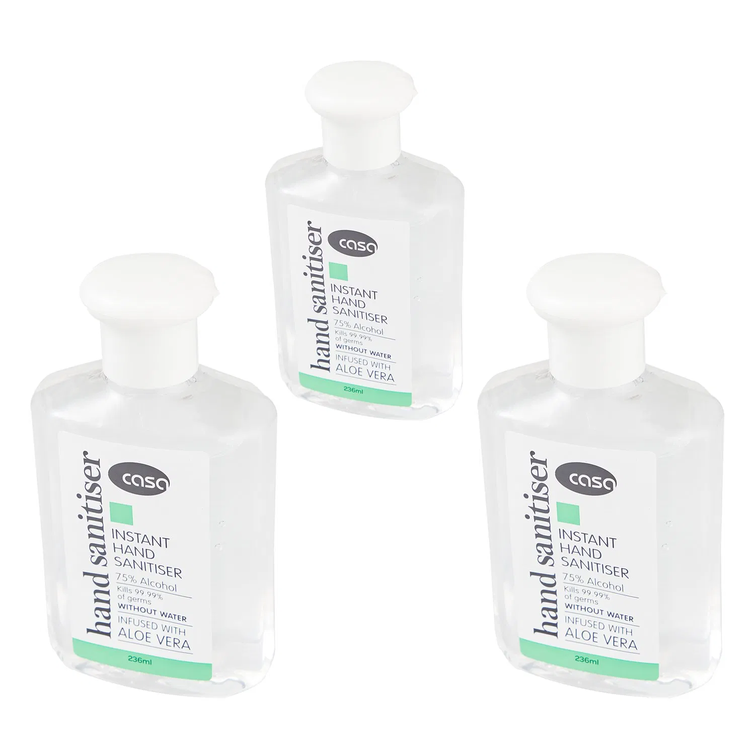 8 Ounce Anti-Bacterial Instant 75% Ethyl Alcohol Hand Sanitizer Gel