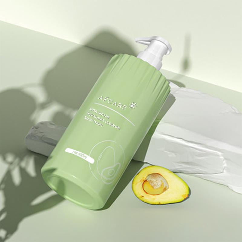 Private Label Body Wash Scrub Set Whitening Exfoliating Oil Balance Moisturizing