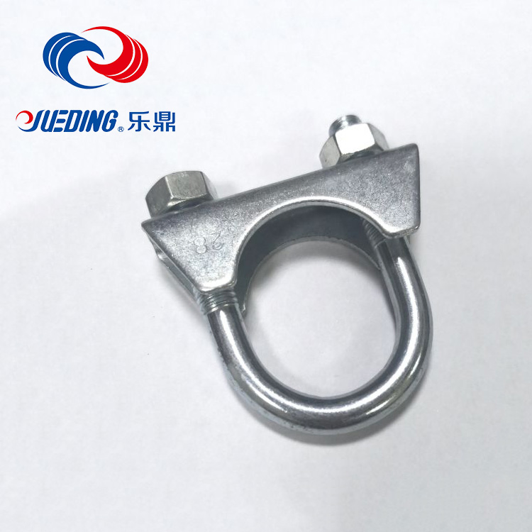 Factory Wholesale Heavy Duty Carbon Steel Bolt Clamp for Muffler and Exhaust Pipe