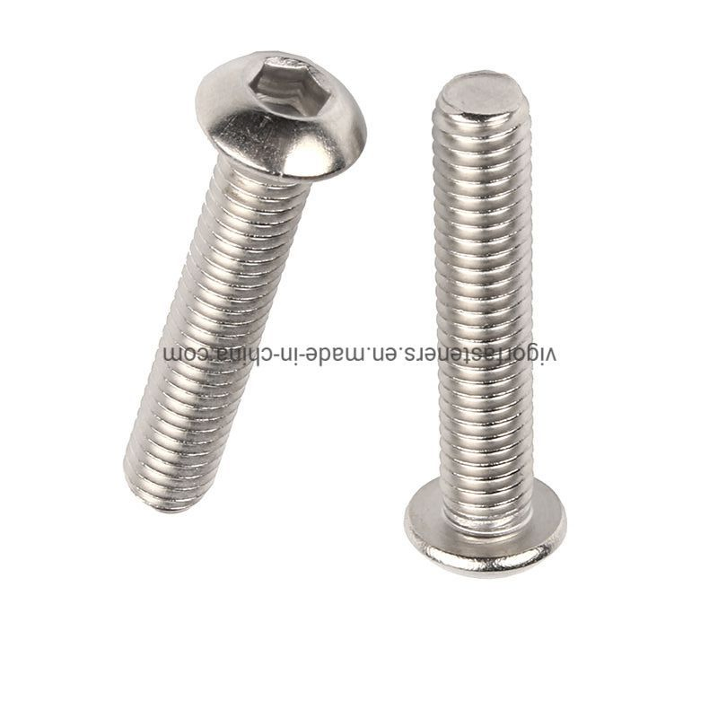 ISO 7380 Hex Nails Socket Button Cap Screw with Stainless Steel A2/A4 for Machine