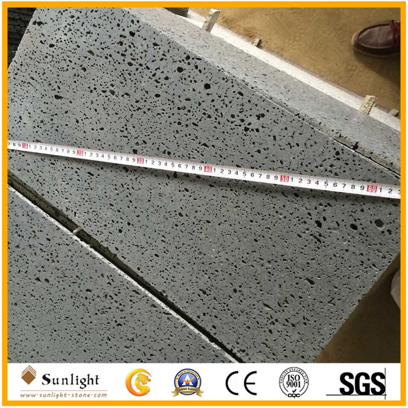 Natural Hainan Volcanic Stone, Basalt, Lava Stone, Travertine Tiles for Wall