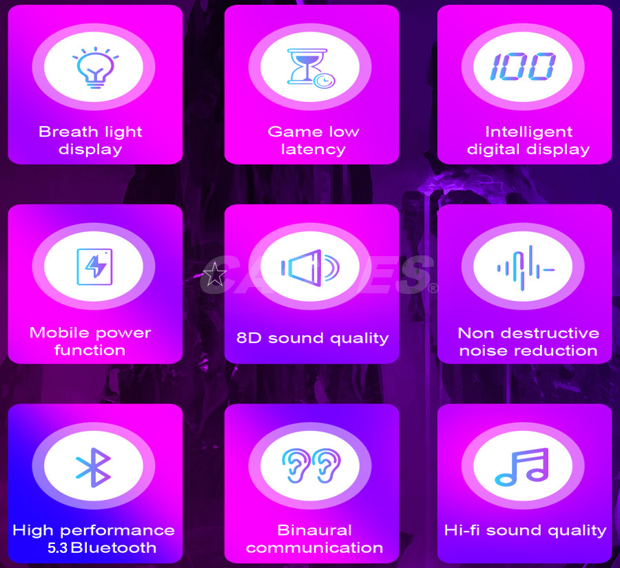 Беспроводные наушники True Wireless с кейсом 1200mAh