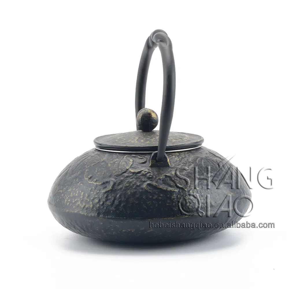 Чугунный чайник с крышкой-горлянкой, 550 мл