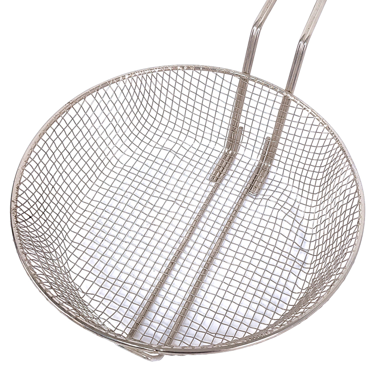 10" Medium Mesh Culinary Basket Stove Top Deep Frying Basket