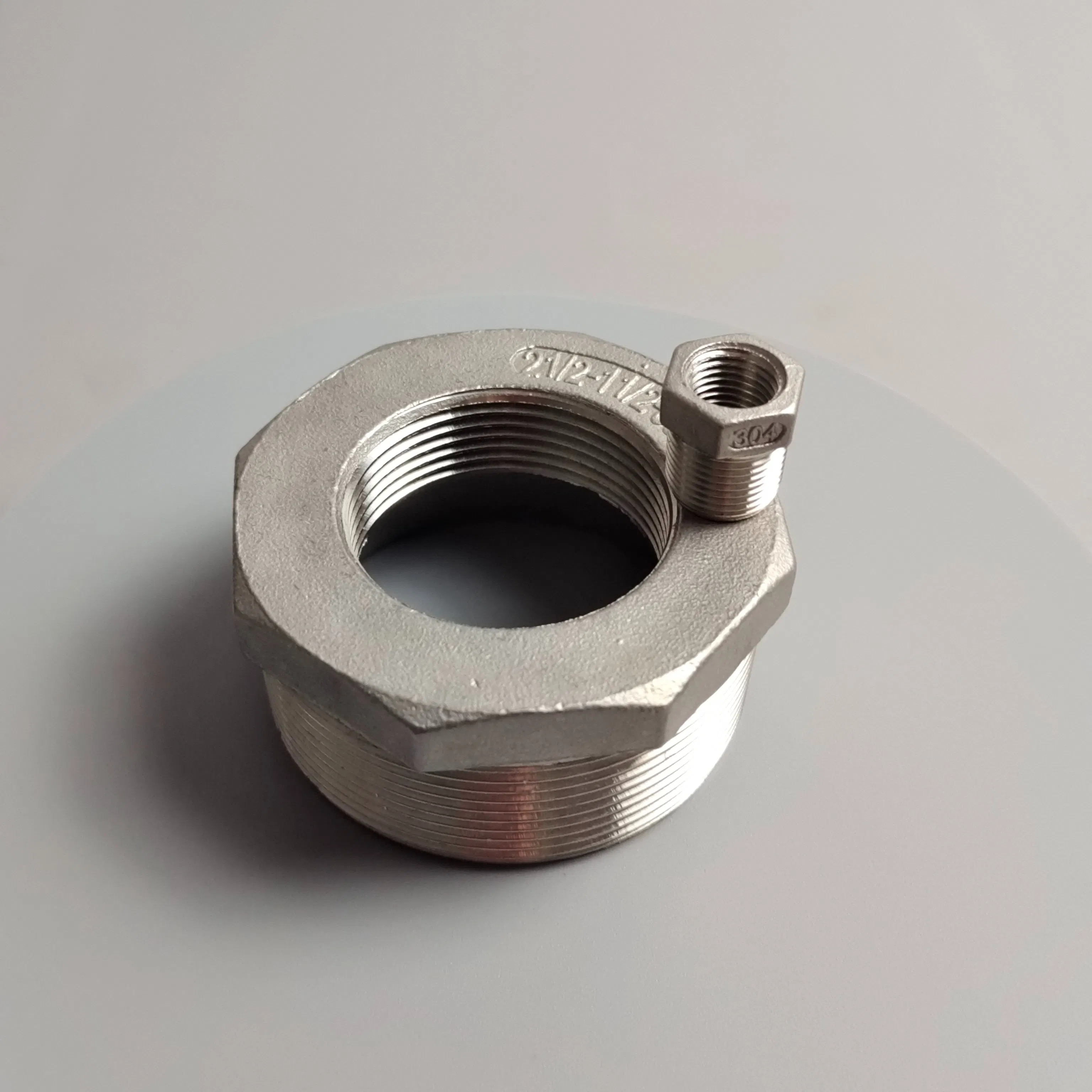 304 Stainless Steel Threaded Hexagon Pipe Fitting Bushing