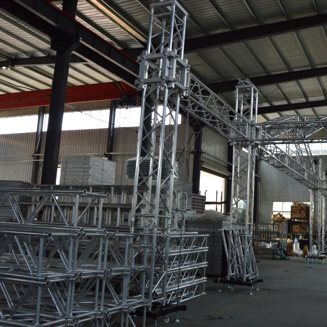 Heavy-Duty Aluminum Square Stage Lighting Truss System for Concert
