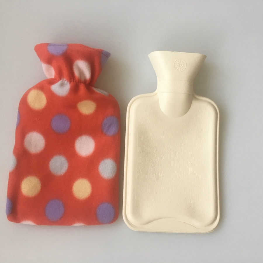 Colouful Dots Design Hot Water Bottle Cover