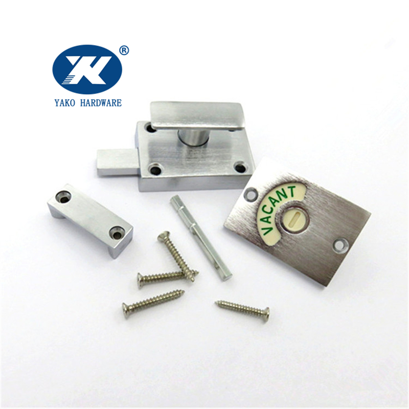 Toilet Occupied Deadbolt Vacant/Engaged Latch Bolts Door Lock Indicator