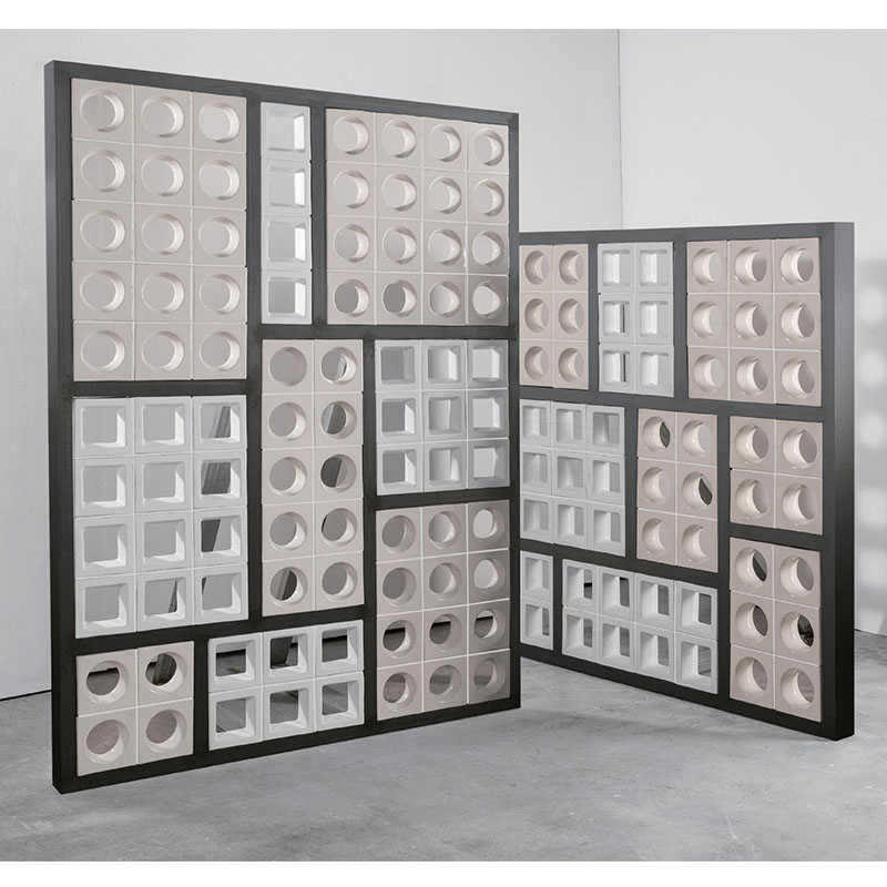 150*150mm Brick Wall Ceramic Hollow Bricks Room Partition Interior Decoration Products