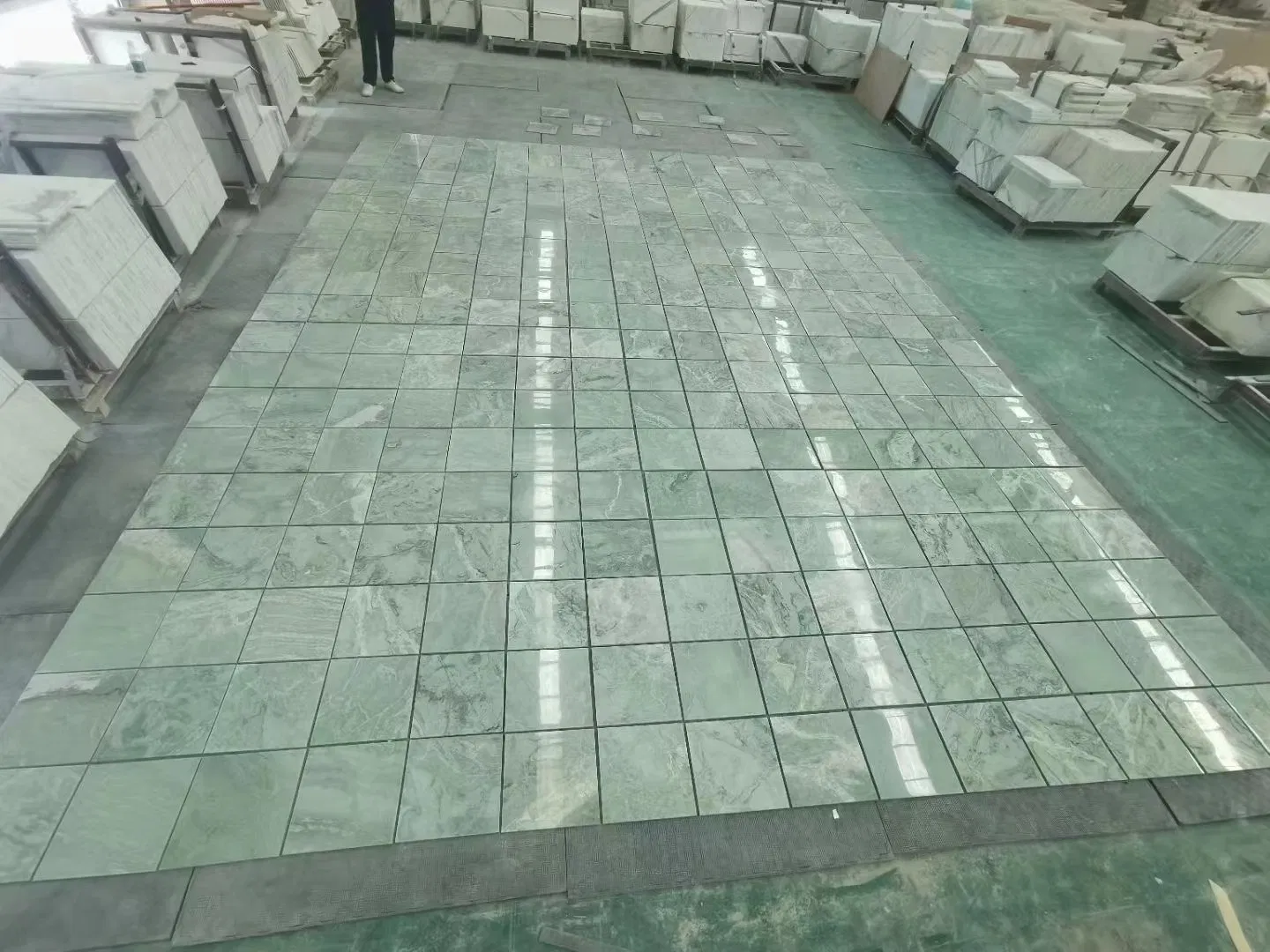 Ming Green Marble Tile: Harmonizing Spaces with The Timeless Beauty of Ming Green