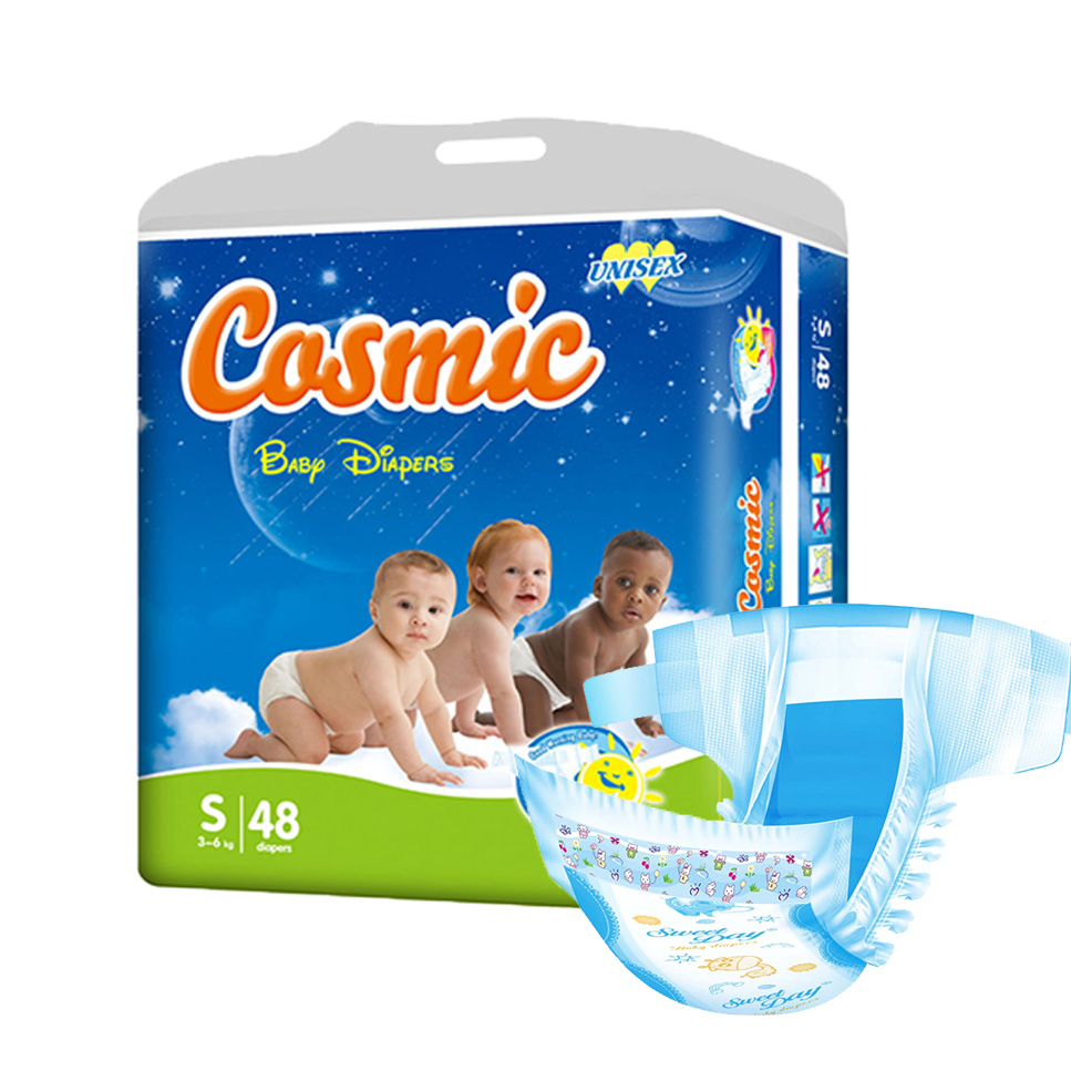 Детские подгузники Casmic, 4 размера, с 3D защитой