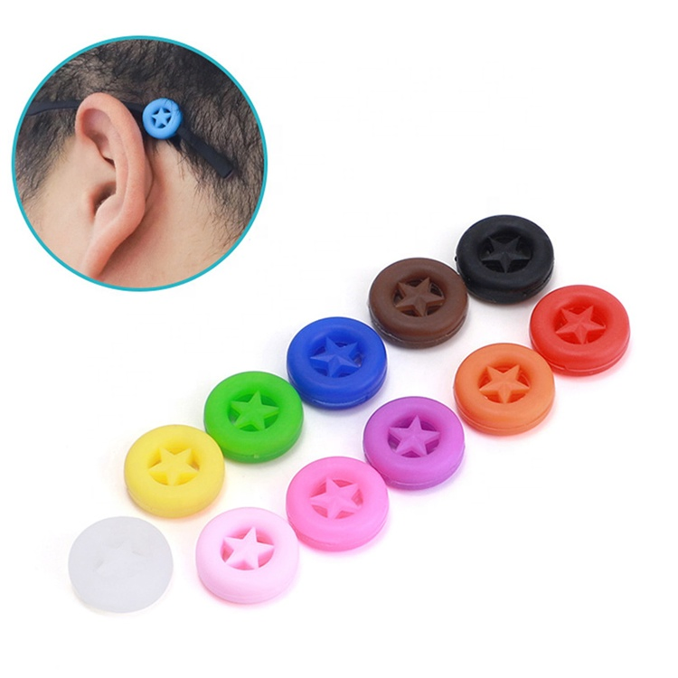 Round Silicone Eyewear Sunglass Eyeglass Rubber Temple Tip Holder Anti-Slip Ear Hook Glasses Accessories_Algz_160048700651