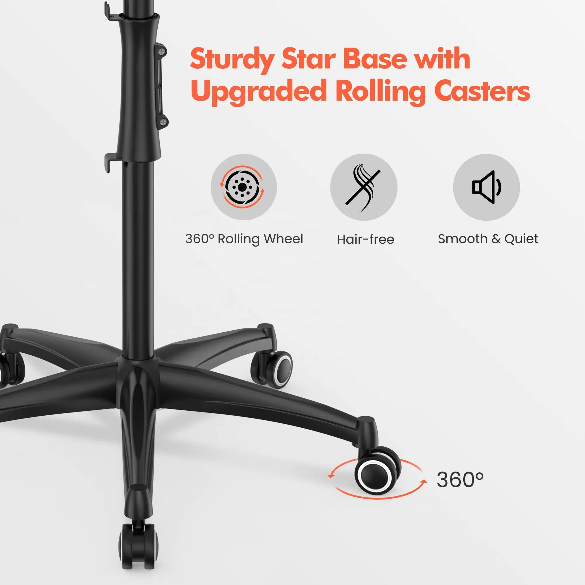 Salon Standing Hair Dryer Hooded Hair Dryer with Timer Barber Accessories