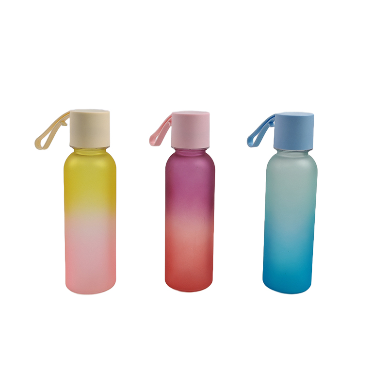 Bike Gifts Reusable Tritan BPA Free Illuminated Water Bottle with LED Glowing Lid