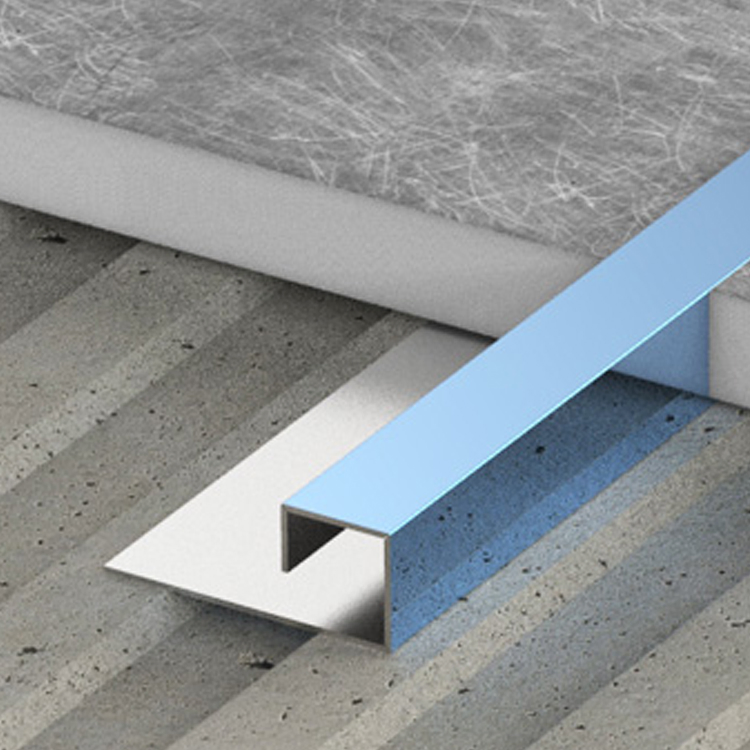 201 304 316 430 Stainless Steel Flat Bar Metal Insert Stainless Steel Tile Trim for Floor and Wall Decoration