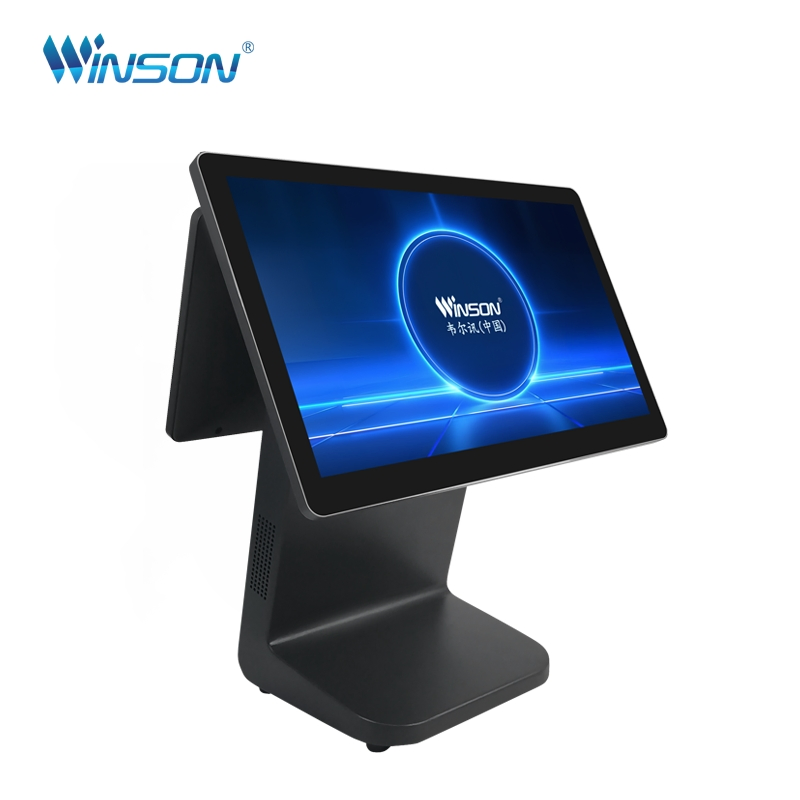 Desktop Core I5 PC Terminal POS Android All in One Touch Screen POS 15.6 Inches Cash Register Machine System