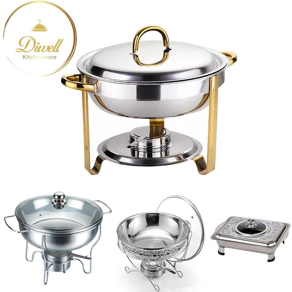 Rectangular Stainless Steel Buffet Stove Food Display Warmer