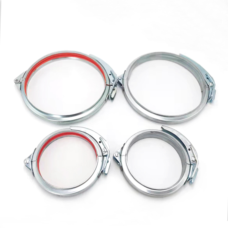 Galvanized Duct Clamp Quick Release Lever Clamp with Lock