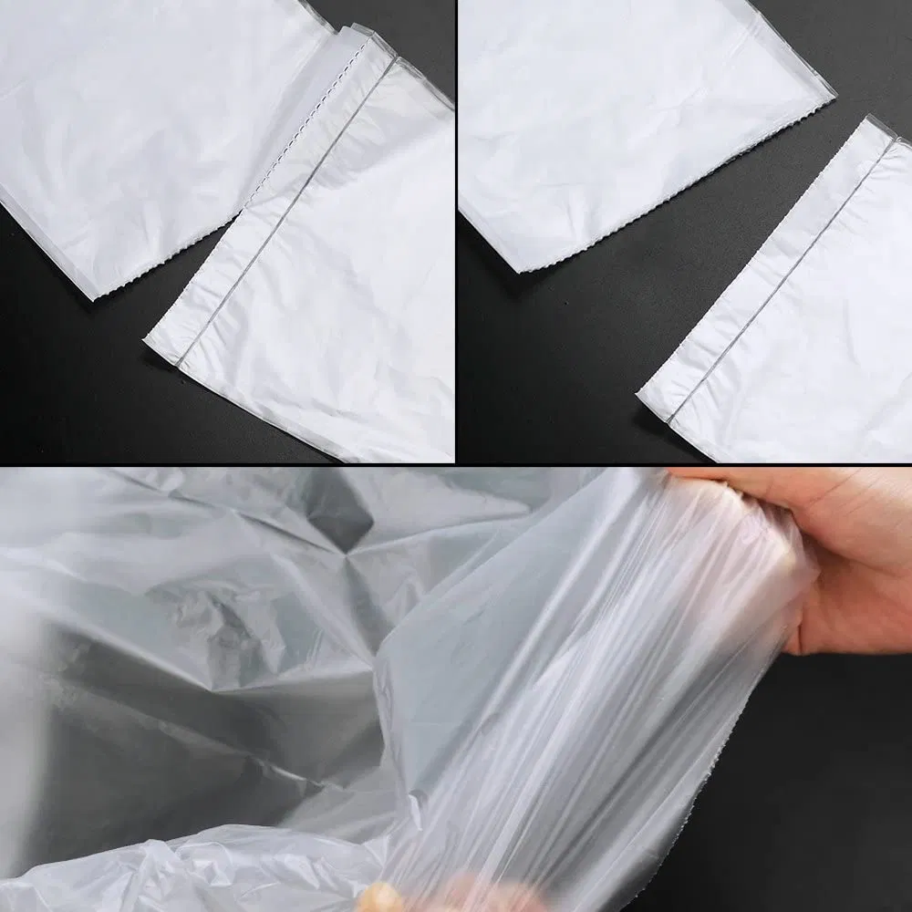 Wholesale Cheap High Quality LDPE White Disposable Trash Canliner Garbage Bags Roll Packed