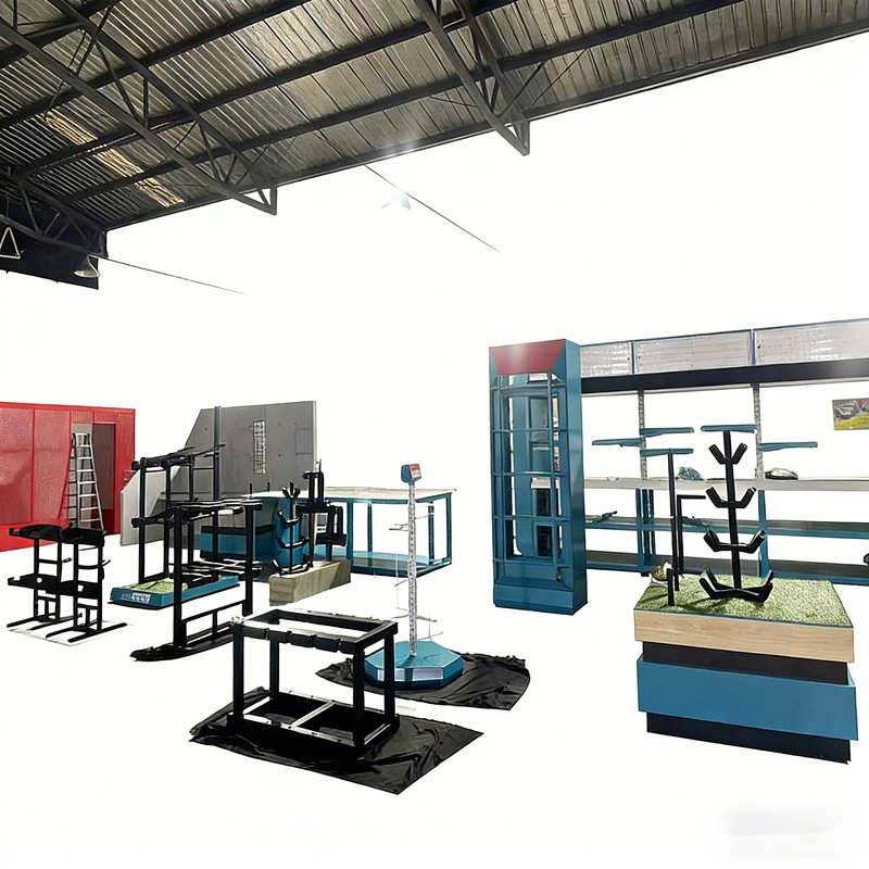 Металлическая напольная стойка для инструмента