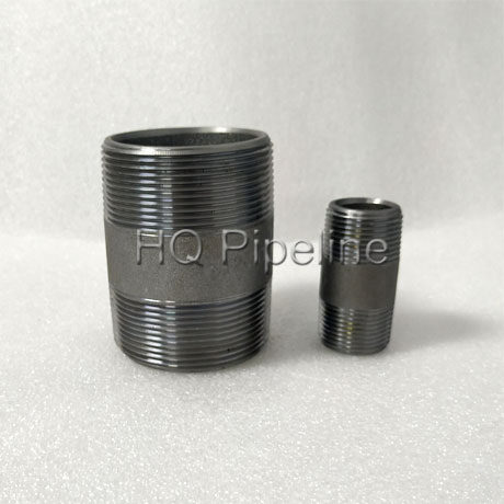 Carbon Steel Galvanized Male NPT Threaded Seamless Long Barrel Pipe Nipple