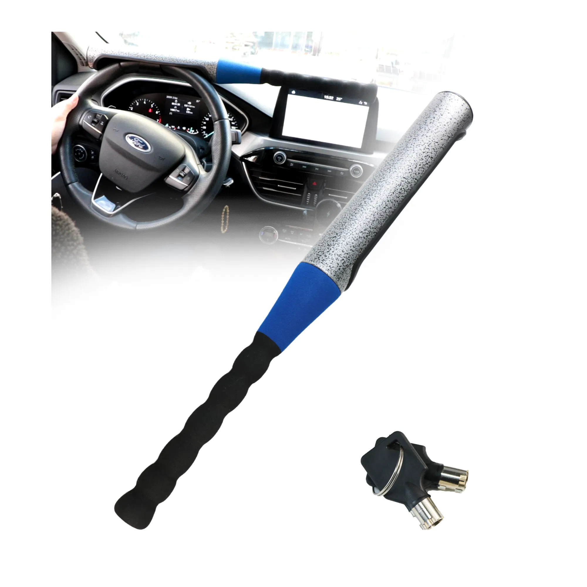 Anti Theft Car Wheel Baseball Bat Stick Car Steering Wheel Lock