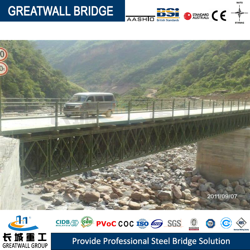 Prefabricated Deck Bridge for Multispans Trestle Bridge and Easy Installing New Material