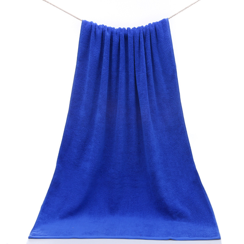 White Bath Towel with Hotel Amenities for Guest Room Using