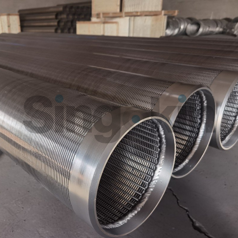 Continuous Slot Stainless Steel Water Well Screen for Drilling Casing Pipe