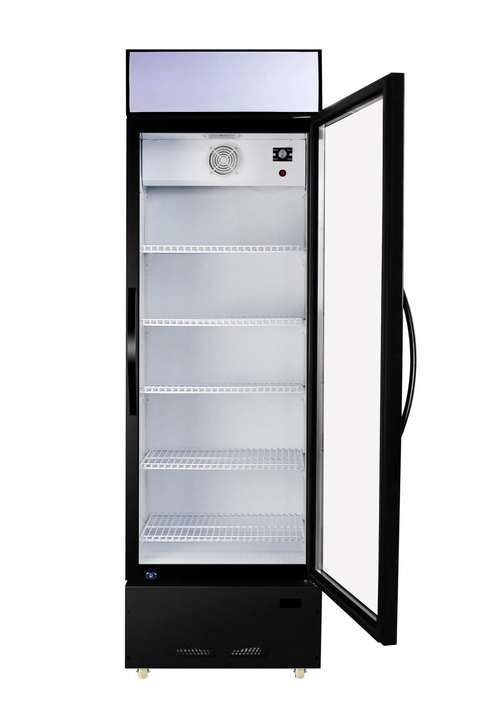 Event Beverage Cooler Sing Door Exterior Black/White PCM Customized Support