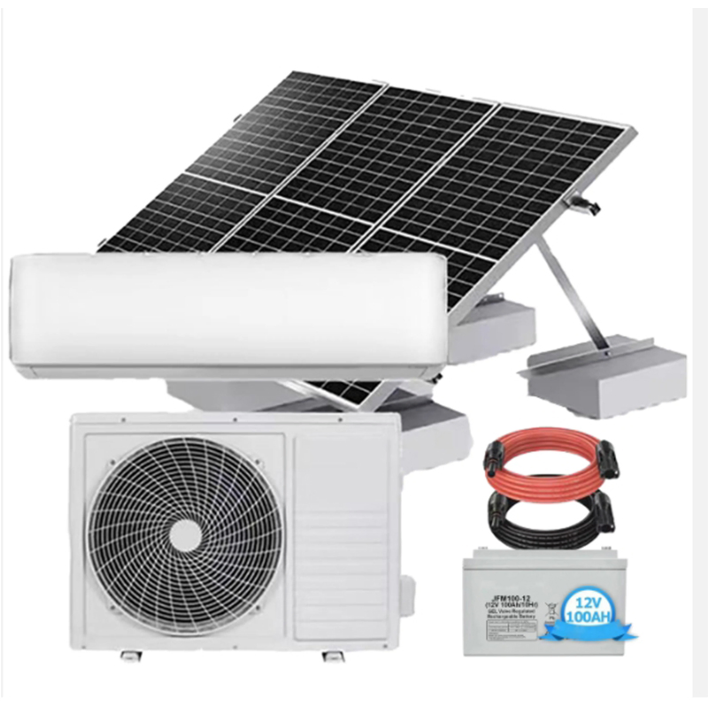 12000BTU Wall Mounted Solar Air Conditioner off Grid with Solar Power System
