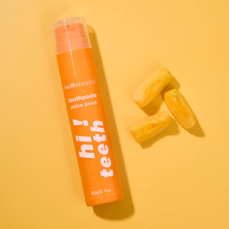 Free Samples Top Selling 6og Personanl Home Use Fruit Teeth Whitening Toothpaste