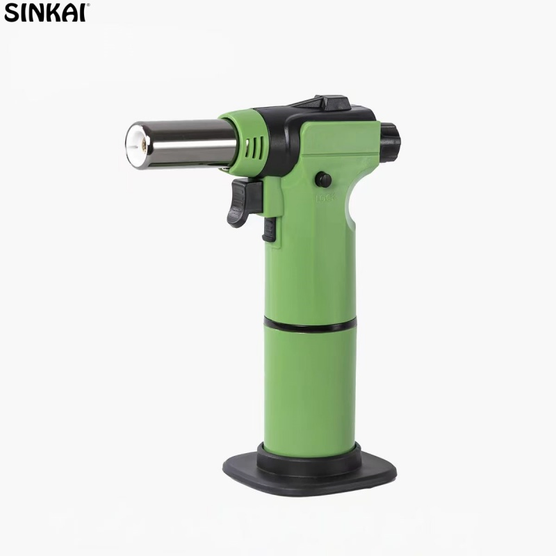 Wholesale Custom Cigarette Torch Lighter Windproof Metal Jet Butane Jet Flame for Kitchen BBQ Welding-Jet Flame Torch