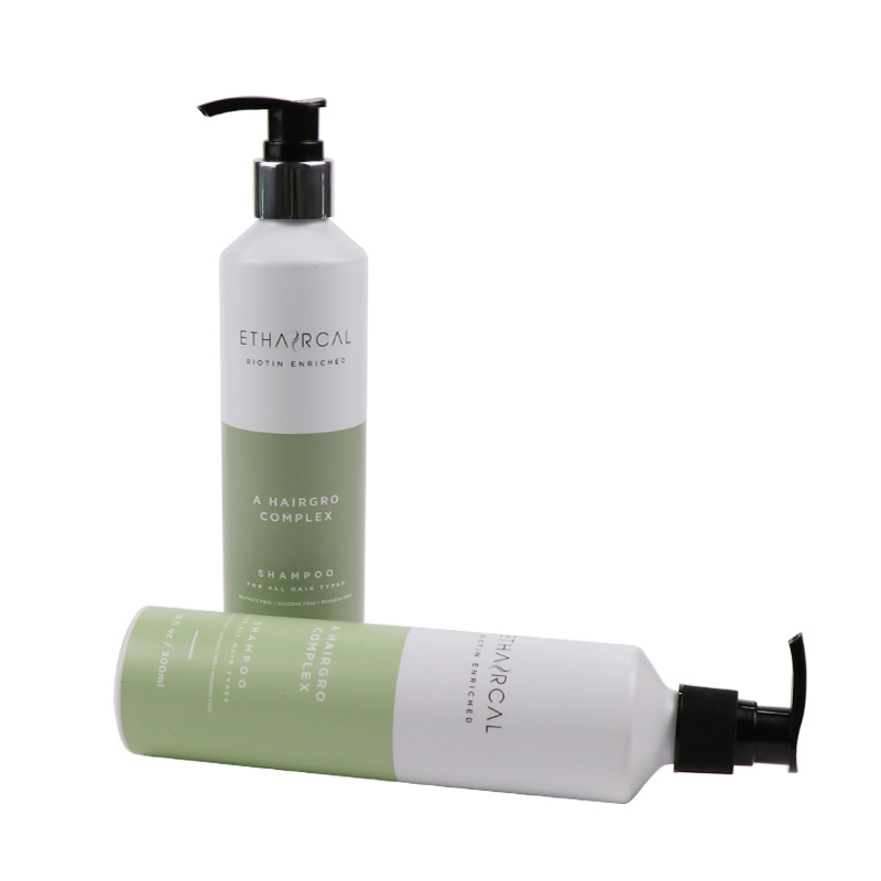 Aluminum Bottle with Pumps, Black and White