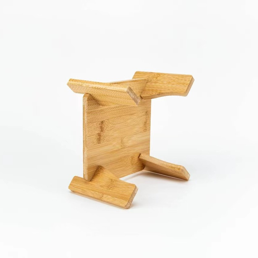 Indoor Multifunctional Bamboo and Wooden Plant Rack Flower Stand