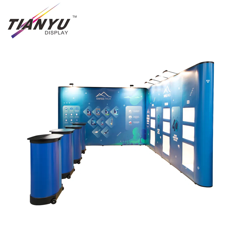 Portable Customizable Trade Show Booths for Effortless Transport