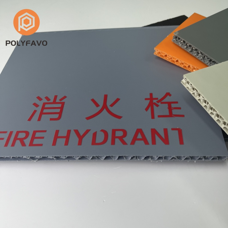 White Recyclable Bubble Structure Plastic PP Polypropylene Honeycomb Sign Board Recyclable Bubble Structure Delivers PP Plastic Honeycomb Board